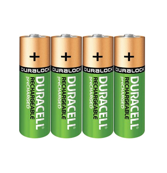 Duracell AA 1300mAh NiMH Rechargeable Batteries - Ready To Use (4 Pack)