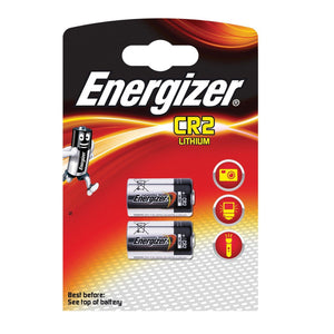 Energizer CR2 3V Lithium Photo Batteries (DLCR2, CR15270) (2 Pack)