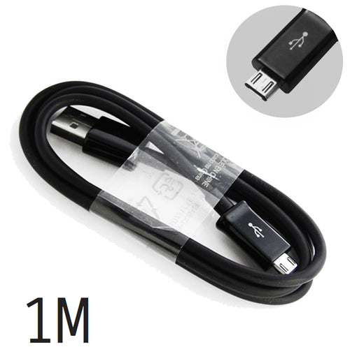 Genuine Samsung Black 1m Micro USB Cable For Galaxy Smartphones ECB-DU5ABE