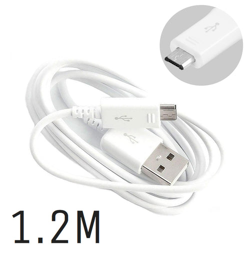 Genuine Samsung White 1.2m Micro USB Cable For Galaxy S6, S6 edge, S6 Plus, S7, S7 Edge