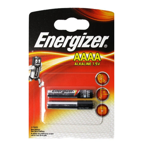 Energizer AAAA E96 1.5v Alkaline Miniature Batteries (2 Pack)
