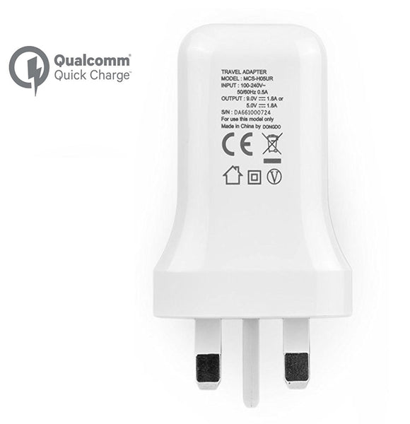 Genuine LG Fast Charge 3.0 Mains Plug & Type-C USB Data Cable For Various LG Phones