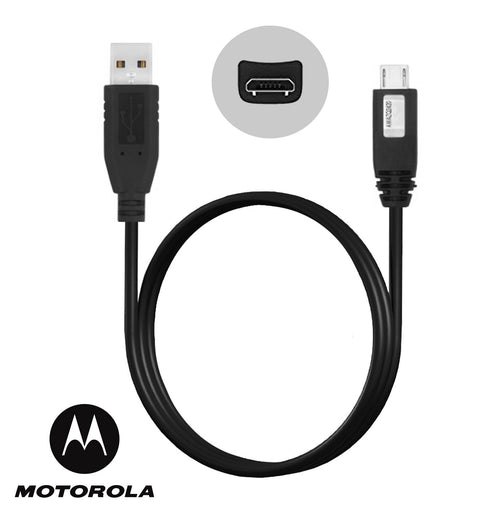 Genuine Black Motorola 2.0 Micro USB Charging USB Data Cable For Various Motorola Models