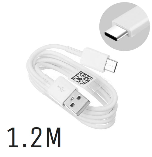 Genuine Samsung White Type-C USB Cable For Galaxy S8, S8+, S9, S9+, S10e, S10, S10+, Note 9