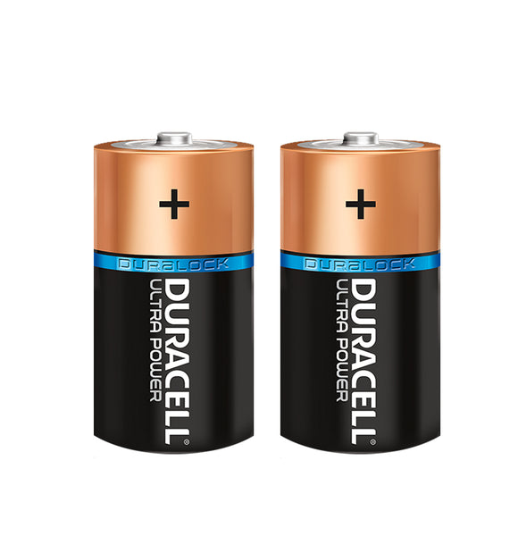 Duracell D Ultra Power 1.5v Alkaline Batteries LR20, MX1300 (2-Pack)