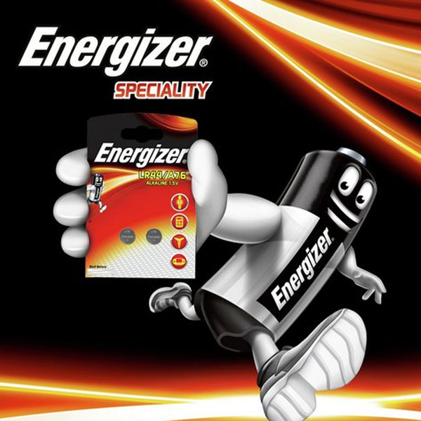 Energizer LR44 A76 1.5v Alkaline Button Cell Batteries (2 Pack)
