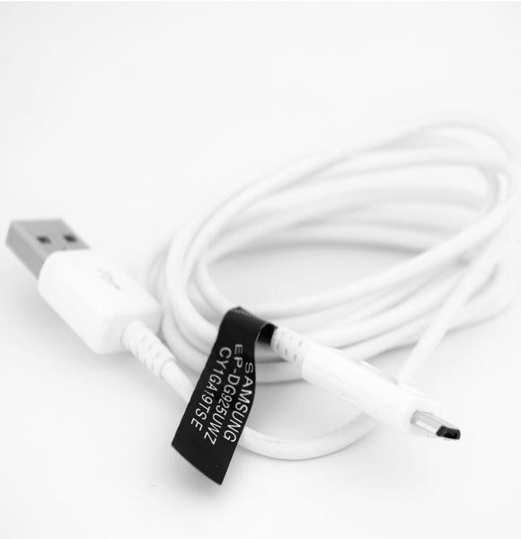 Genuine Samsung White 1.2m Micro USB Cable For Galaxy S6, S6 edge, S6 Plus, S7, S7 Edge