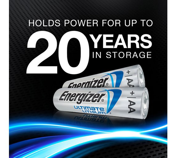 Energizer AA Ultimate Lithium 1.5v LR6 FR6 Batteries - (Pack of 4)