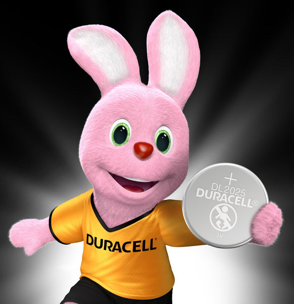 Duracell x10 CR2025 Coin Cell 3V Lithium Batteries (DL2025, ECR2025) (5 Packs)