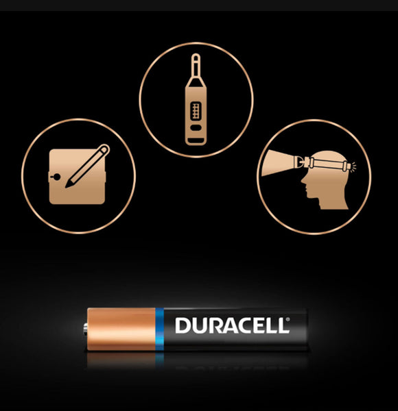 Duracell AAAA Ultra Power 1.5v Alkaline Batteries (LR61, MN2500) (2 Pack)