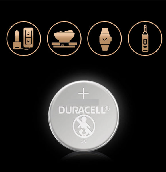 Duracell X2 CR2450 Coin Cell 3V Lithium Batteries (DL2450, CR2450N) (2 Pack)